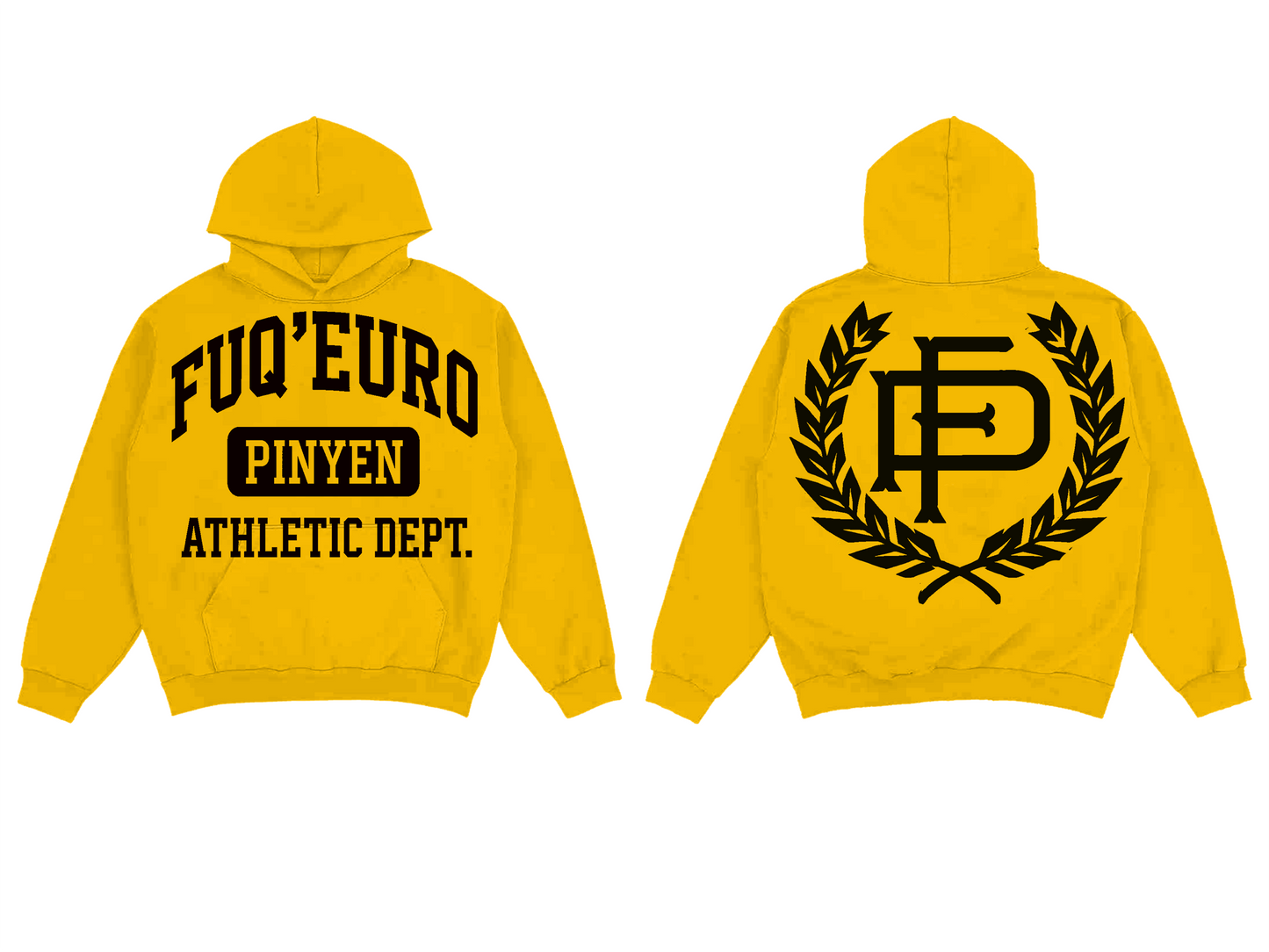 FEPY athletic Dept. terry cotton oversized hoodies