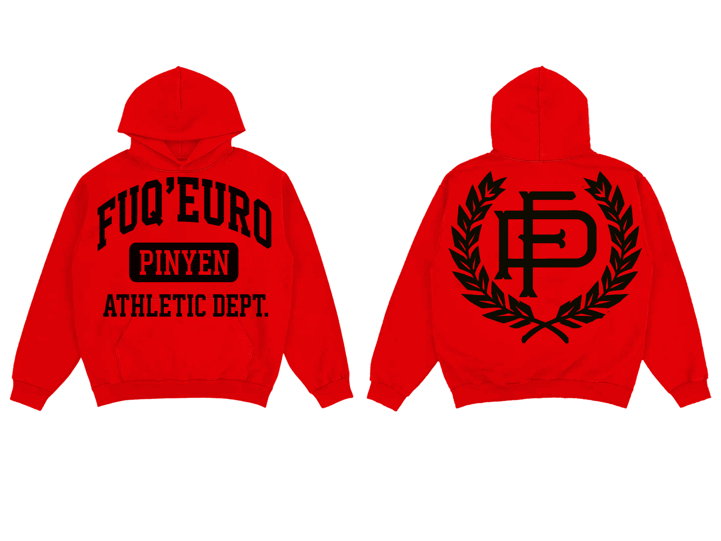 FEPY athletic Dept. terry cotton oversized hoodies