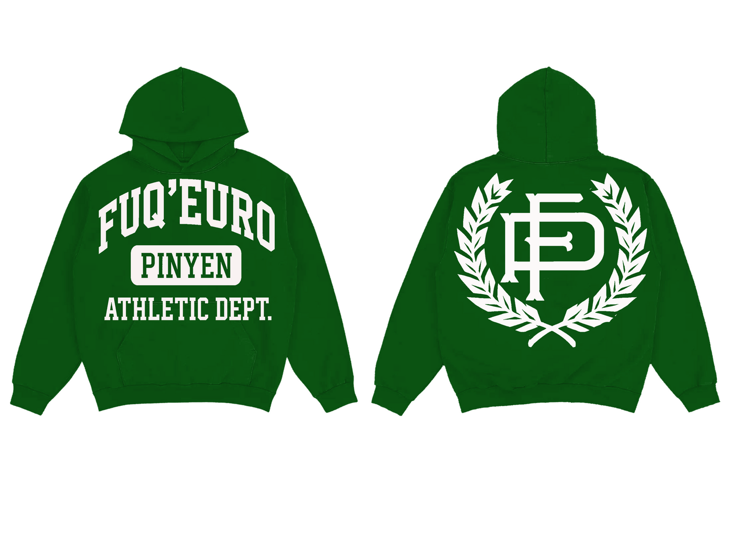 FEPY athletic Dept. terry cotton oversized hoodies