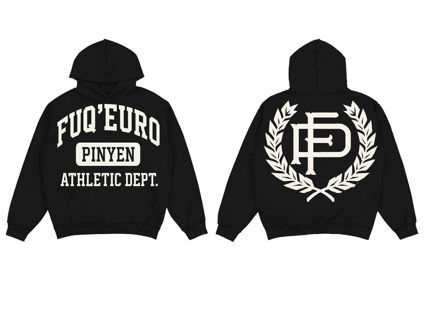 FEPY athletic Dept. terry cotton oversized hoodies